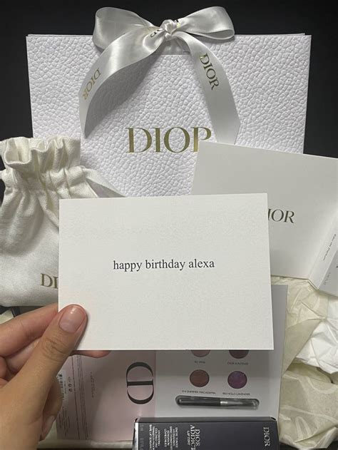 free dior birthday gift|Dior loyalty birthday gift.